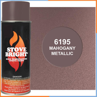 Stove Bright High Temperature Mahogany Metallic Stove Paint