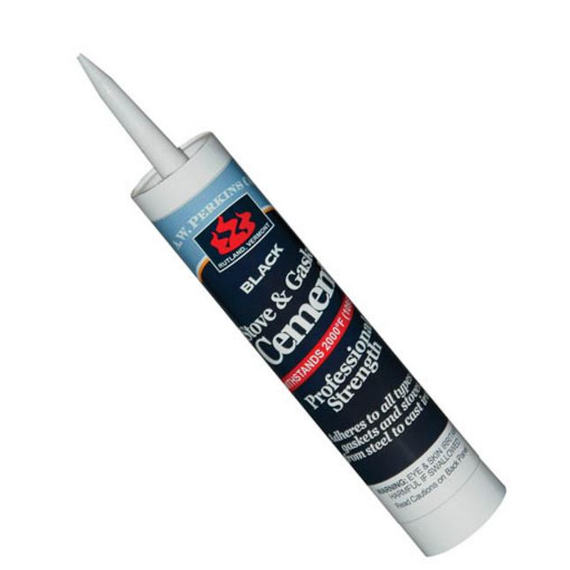 Wood Stove Gasket Cement Caulking Cartridge Black