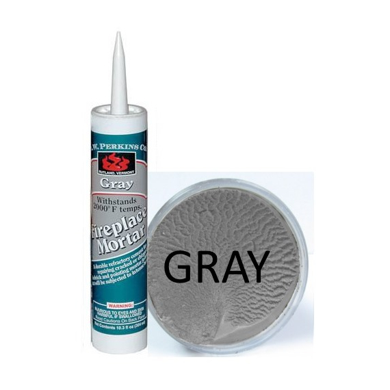 Fireplace Mortar Gray Caulking Cartridge