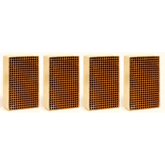 CC-216 Set of Four Rectangular Uncanned Catalytic Combustor 2" x 5" x 2"