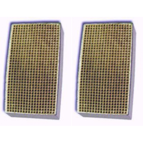 CC-514 Rectangular Canned 3.5" x 4" x 3" Catalytic Combustor - Set of 2