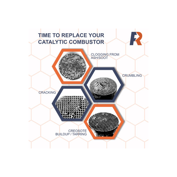 CC-051 Guide When to Replace 6" x 2" Catalytic Uncanned Combustor