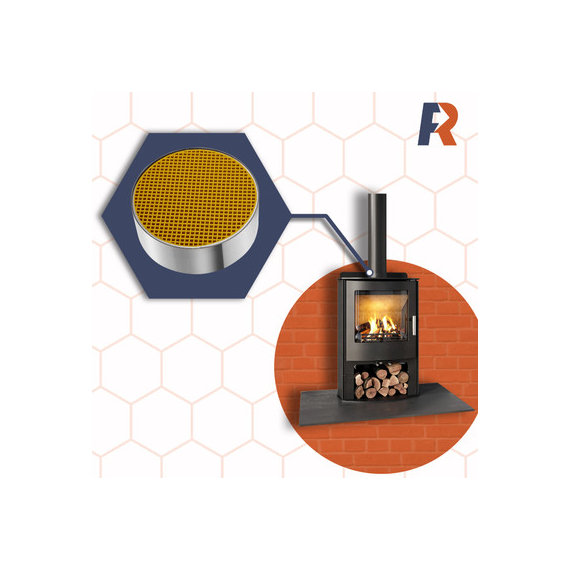 CC-051 Round Uncanned Catalytic Combustor for Rightwood - all models  Wood Stoves