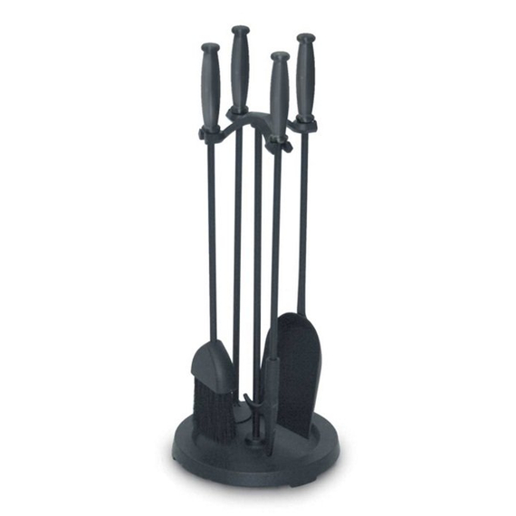 Pilgrim 2300 Series Mini Fireplace Tool Set with Matte Black Barrel Handles