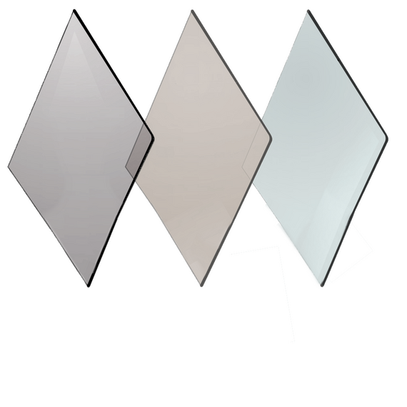 Replacement fireplace glass for non heater rated appliances - available in clear, bronze, or grey tint.