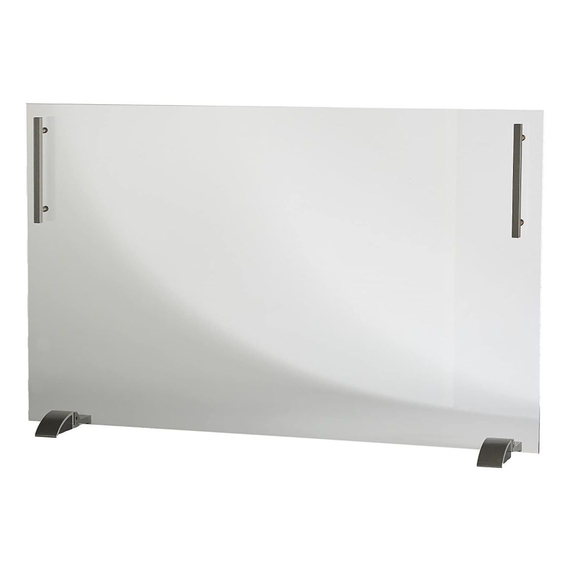 Fireplace Glass Screen With Handles And Matching Feet