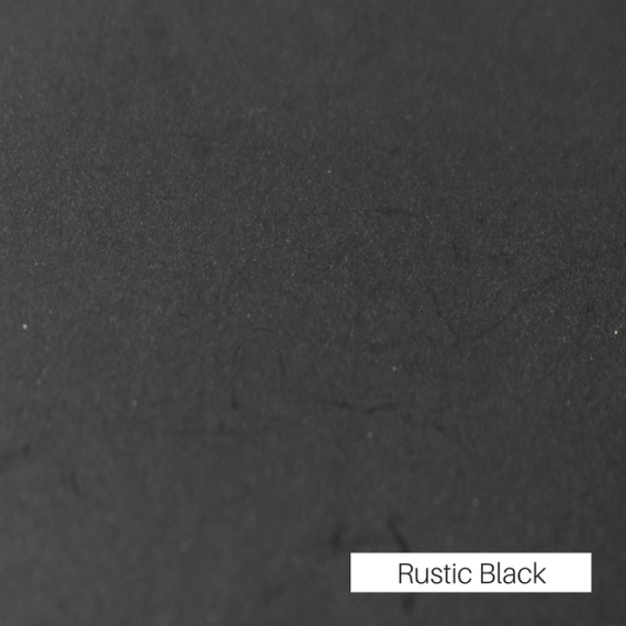 Rustic Black Powder Coat Finish