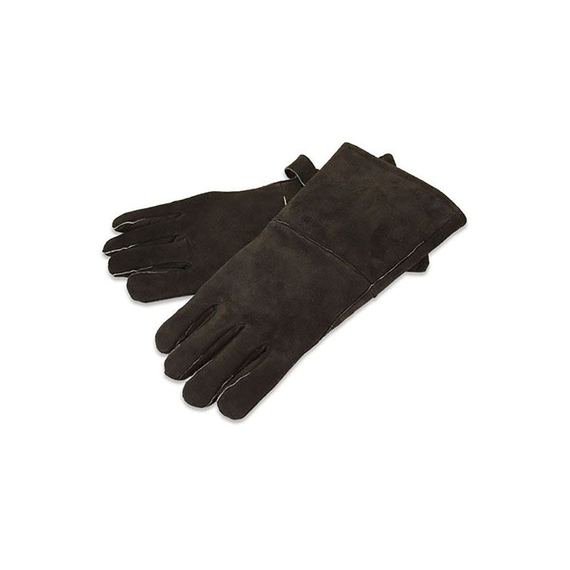 Pilgrim 19619 Black Leather Hearth Gloves for fireplace protection.