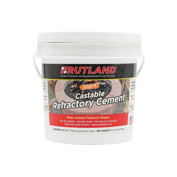 Rutland Castable Refractory Cement | 12.5lbs