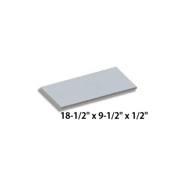 This Summers Heat Wood Stove Baffle Board 18.5" x 9.5" x 0.5" is for wood stove replacement part.