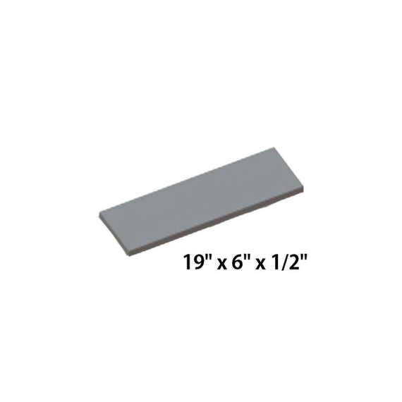 This Summers Heat Wood Stove Baffle Board 19" x 6" x 0.5" is for wood stove replacement part.