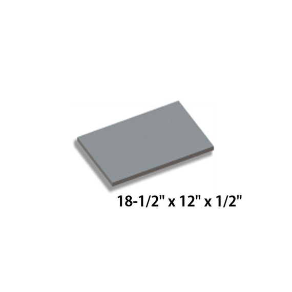 This Hearthstones Mansfield 8011 Wood Stove Baffle Board 18.5" x 12" x 0.5" is for a wood stove replacement part.
