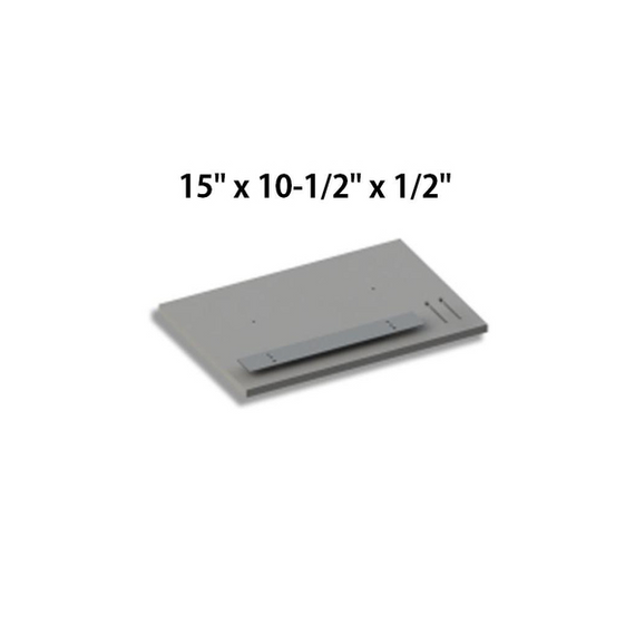 This Hearthstones Castleton 8030 Wood Stove Baffle Board 15" x 10.5" x 0.5" is for a wood stove replacement part.