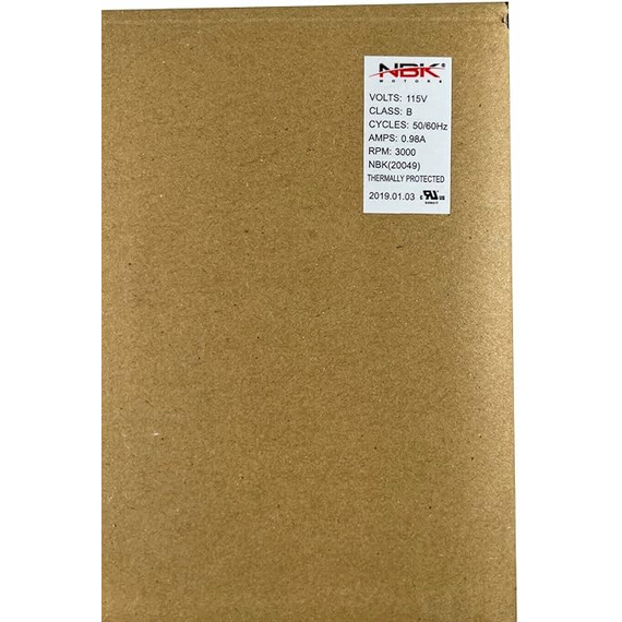 Enviro/EF-161-A Pellet Stove Motor Insert 20049 Specifications