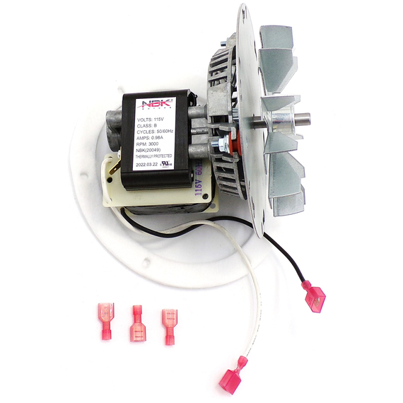 This pellet stove motor is equivalent to Enviro/EF-161-A Pellet Stove Motor Insert 20049.