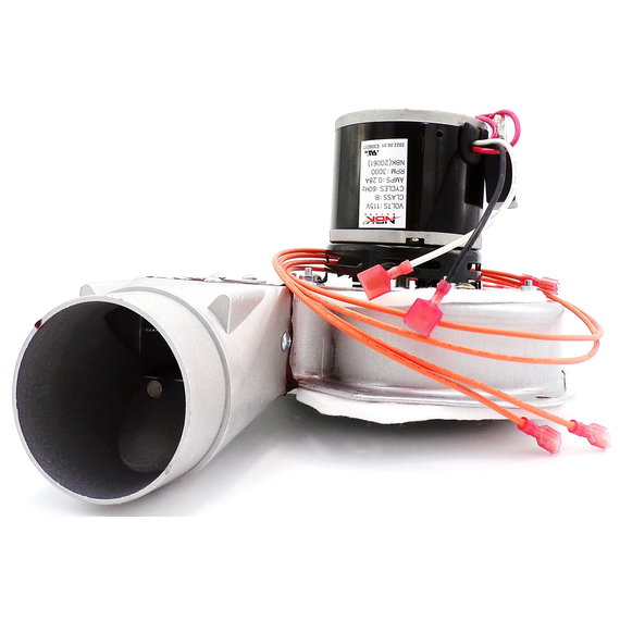 This wood stove motor is equivalent to Fasco 70211183 Exhaust Blower Motor 20061