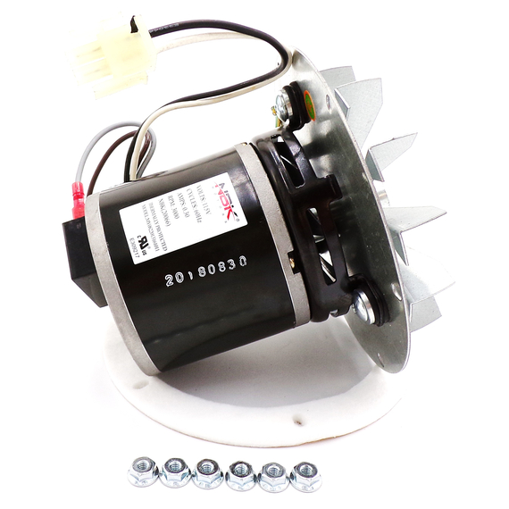 This wood stove motor is equivalent to Fasco/119289-00 Stove Blower Motor 20066.