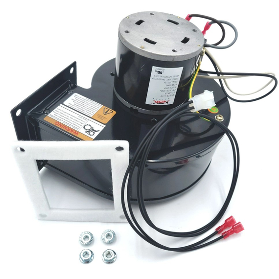 This wood stove motor is equivalent to Whitfield/12146109 Blower Motor Convection 20133.