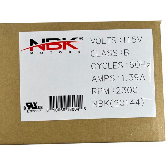 St Croix/80P20003-R Blower Motor Convection 20144 Specifications on Box