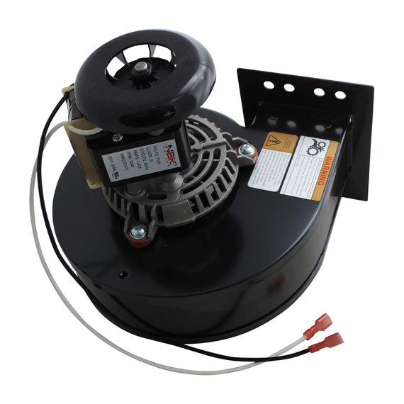 US Stove/80472A Blower Motor Convection 20147 Back Side View Details