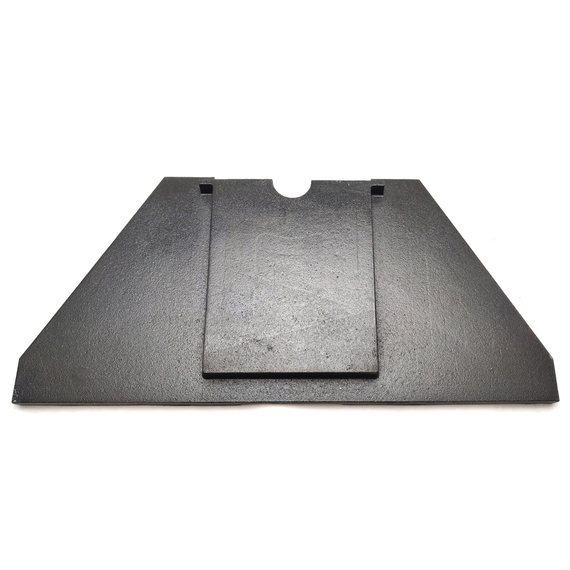 This plate is equivalent to US Stove/40258 Stove Front and Liner Plate 20265.