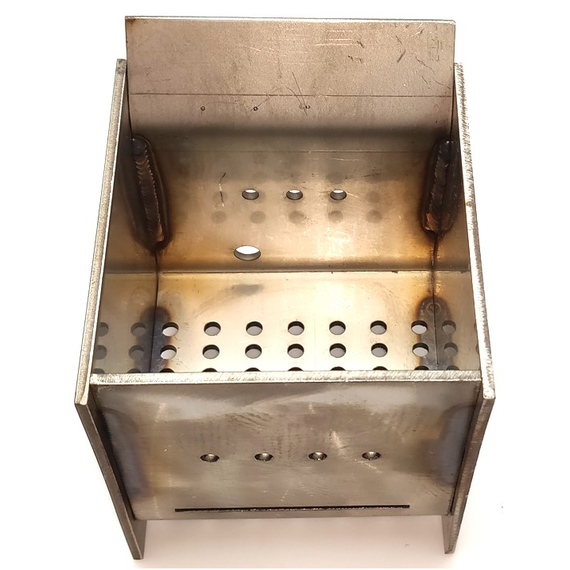 This burn pot is equivalent to US Stove/86624 Stainless Steel Burn Pot 20333.