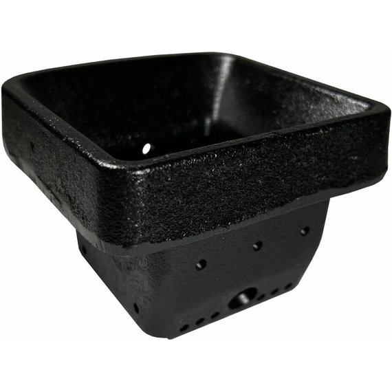 Ravelli/070-07-001N Cast Iron Stove Burn Pot 20473 Side Details