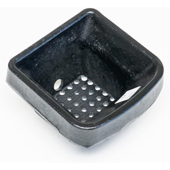 Ravelli/070-07-001N Cast Iron Stove Burn Pot 20473 Slightly Curved Front