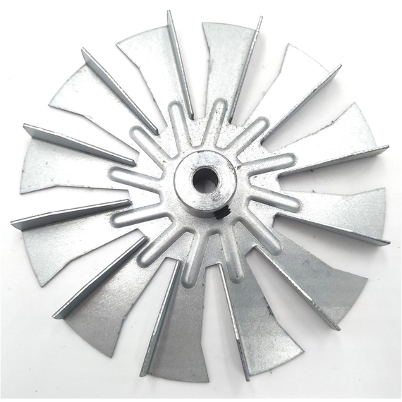 This fireplace fan blade is equivalent to Harman 3-20-40985 Fireplace Fan Blade 5 Inch - 20541.
