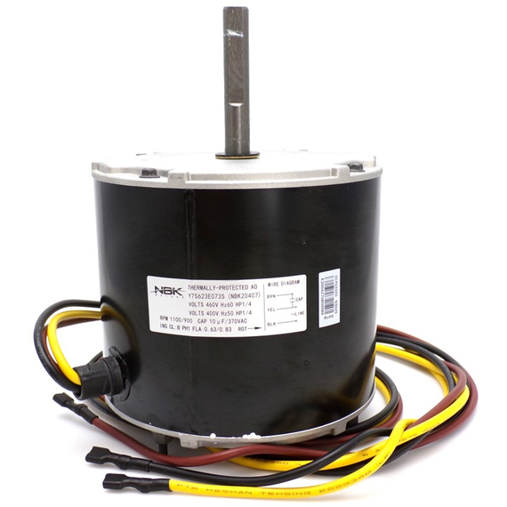 This condenser motor is equivalent to Carrier/HC39GE466 Condenser Motor 3S052 - 20407.