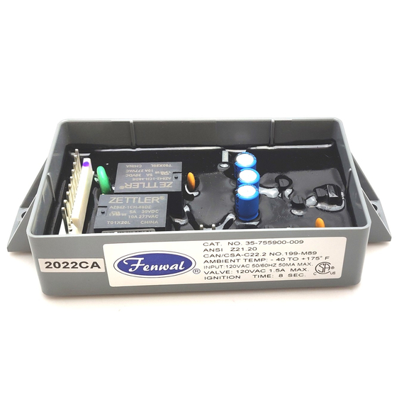 This ignition module is equivalent to Fenwal/35-755900-009 Ignition Module 120VAC - 20471.
