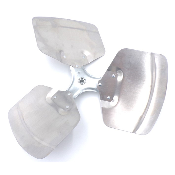 Carrier LA01RA321A Axial Fan Blade - 20 IN, 3 Blade, 28 Degree, 1/2 IN Bore - 20481, clockwise rotation fan blade.