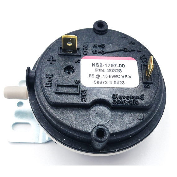 This pressure switch is equivalent to Trane/CNT03520 Stove Pressure Switch with Bracket 20828.