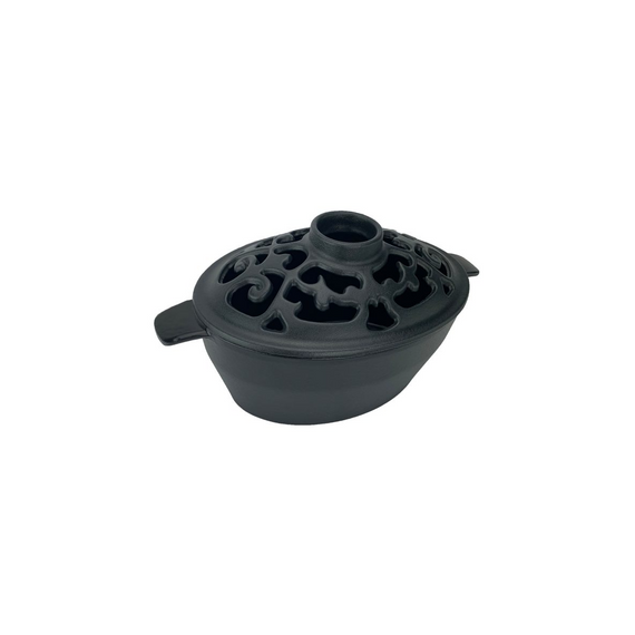 Filigree Black Matte 2QT Small Steamer - 10.25 × 6 × 5 Inch.