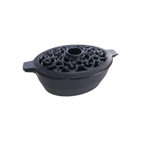 Filigree Black Matte 3QT Large Steamer - 13 × 8 × 5.5 Inch.