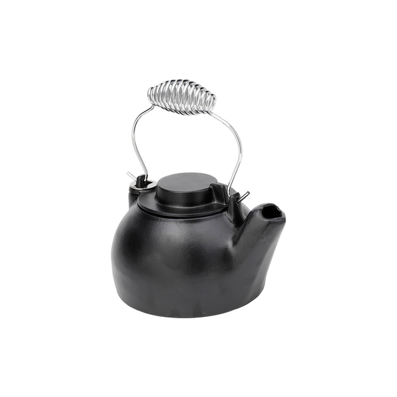Blue Black Minuteman Cast Iron Humidifying Kettle 2.5 Quarts