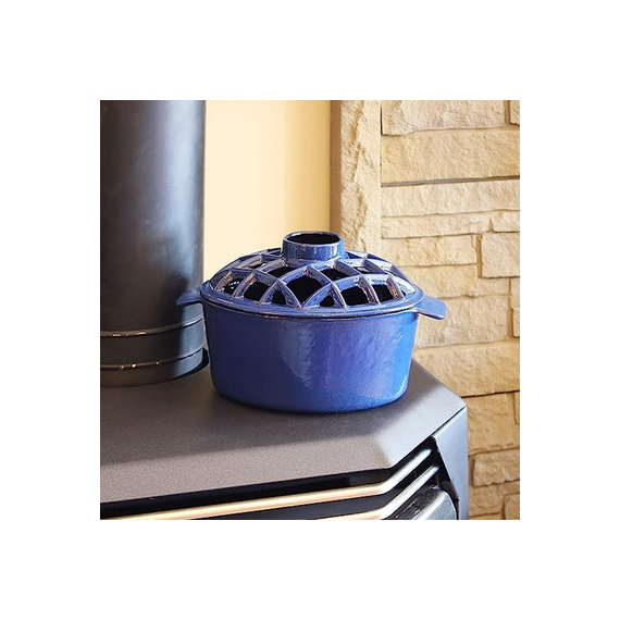 Blue Minuteman Lattice Top Steamer - 7.25 x 11 x 6.5 Inch.