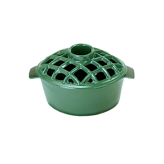 Minuteman Lattice Top Steamer - cast iron with baked enamel T-50GR.