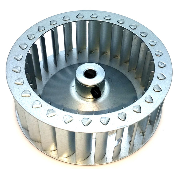 This blower wheel is equivalent to Carrier/LA11AA005 Blower Wheel 4 x 1.5 Inch - 12465.