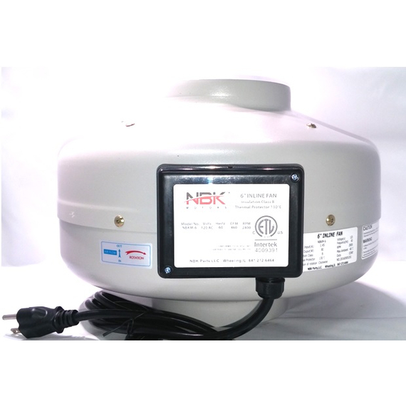 This Booster Fan is equivalent to Tjernlund/M-6 Duct Booster 6 Inch Fan 120V - 20053.