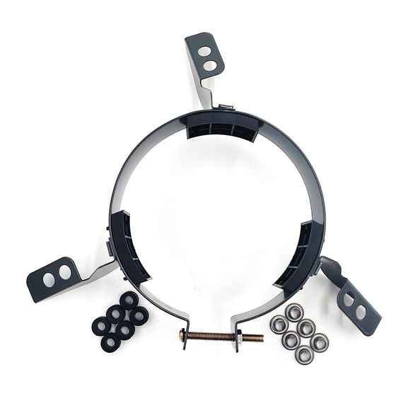 This motor bracket is equivalent to Mars 08049 Flex Mounting Bracket for 29 & 39 Frame - 20592.