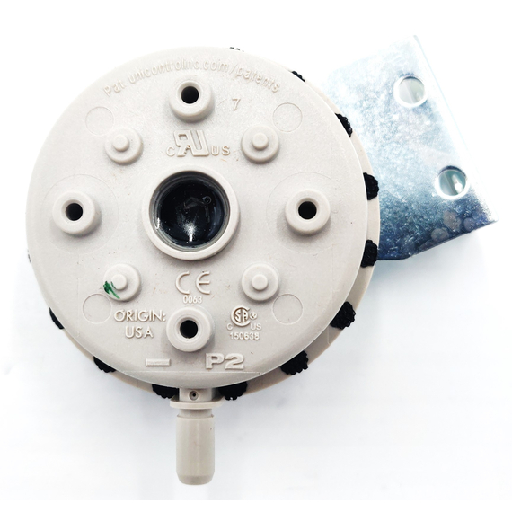 This pressure switch is equivalent to Trane C341750P01 Vacuum Switch with Bracket - 20597.