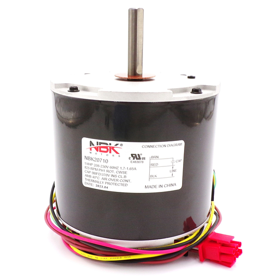 This condenser motor is equivalent to York S1-024-36227-000 Condenser Motor 825 RPM - 20710.