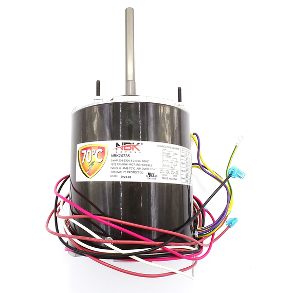 This condenser motor is equivalent to Mars 20471 Condenser Motor 3/4 HP - 20735.