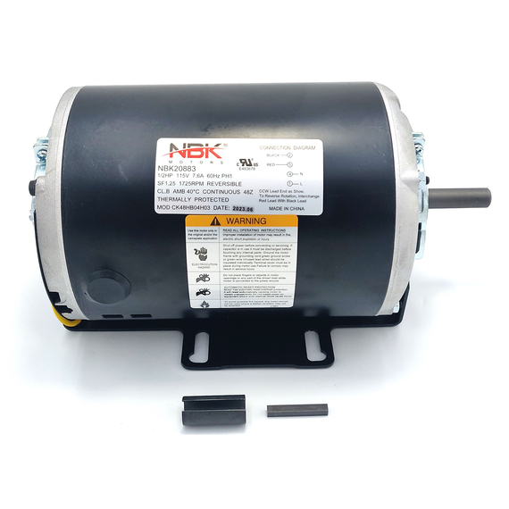 This motor is equivalent to GE BF-4708 Self Cooled Fan Motor 1725 RPM - 20883.