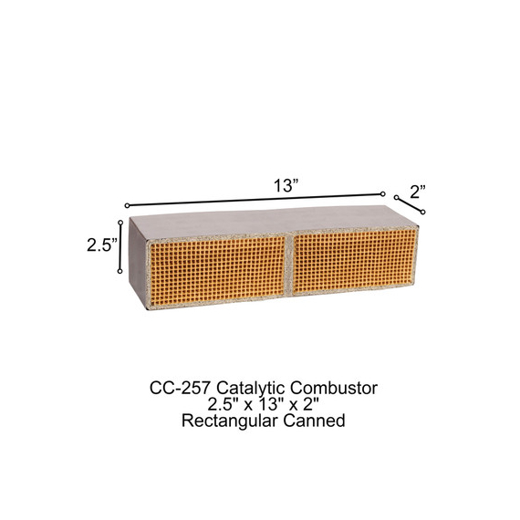 Craft Stoves CC-257 2.5" x 13" x 2" Rectangular Canned Catalytic Combustor