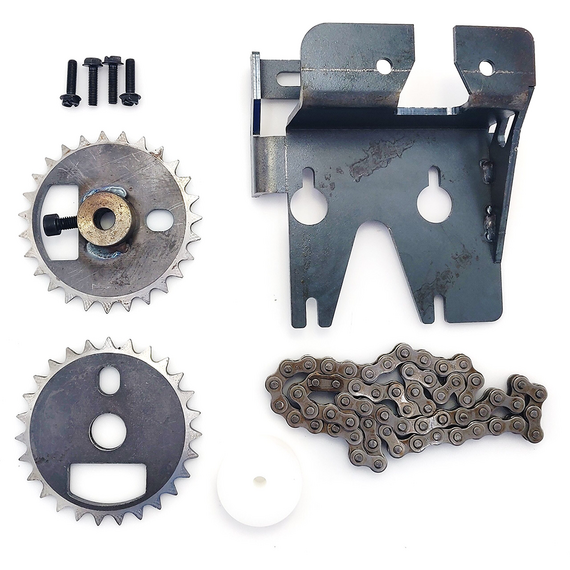 This Harman 1-00-06626 Chain Sprocket Kit - 20733K is a replacement part for your stove.