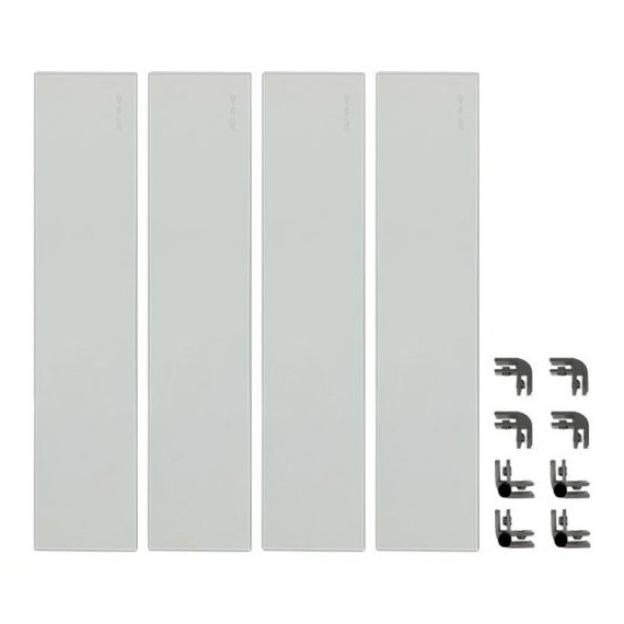 29.5" Square Clear Tempered Glass Wind Guard by Parts