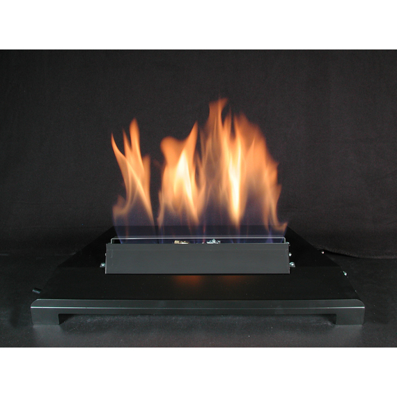 Rasmussen 24 Inch Alterna FireGlitter Set with Vent Free Black Burner | AFM24-ME-N-B