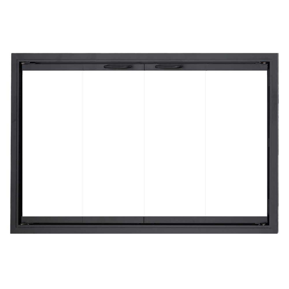 Design Specialties 36" x 21 15/16" Stiletto Zero Clearance Fireplace Door Inside Fit Fits 36" W x 21 15/16" H Openings | Stiletto-B11